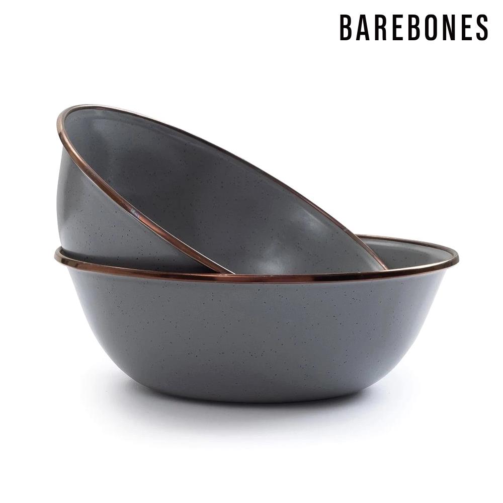 【兩入一組】Barebones CKW-357 琺瑯碗組 Enamel Bowl (6") / 石灰色