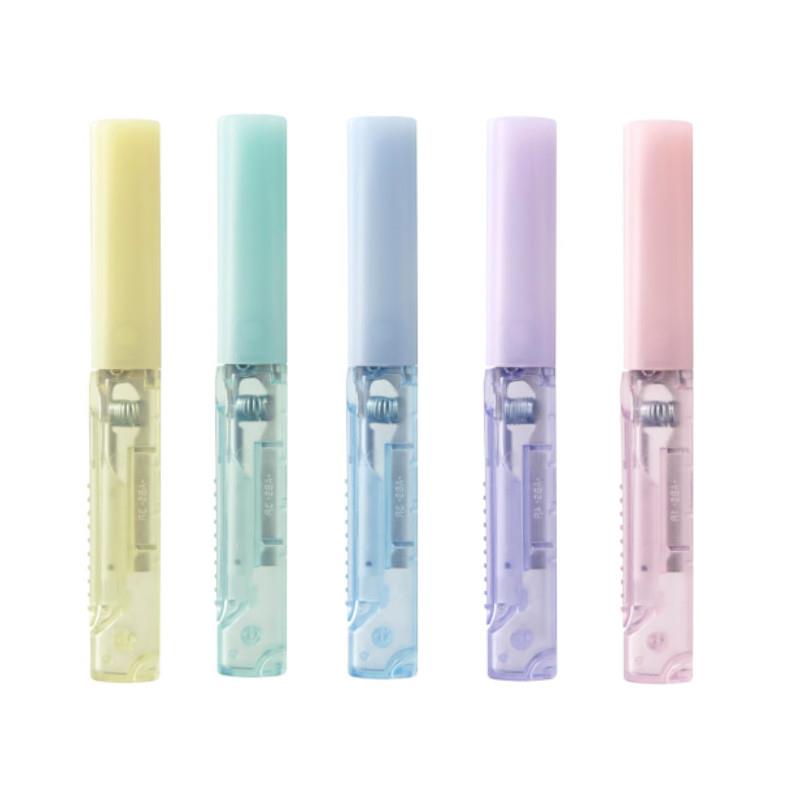 PLUS SC-100PF-P Pasty Mini筆型剪刀-粉紅/紫/藍/綠/黃