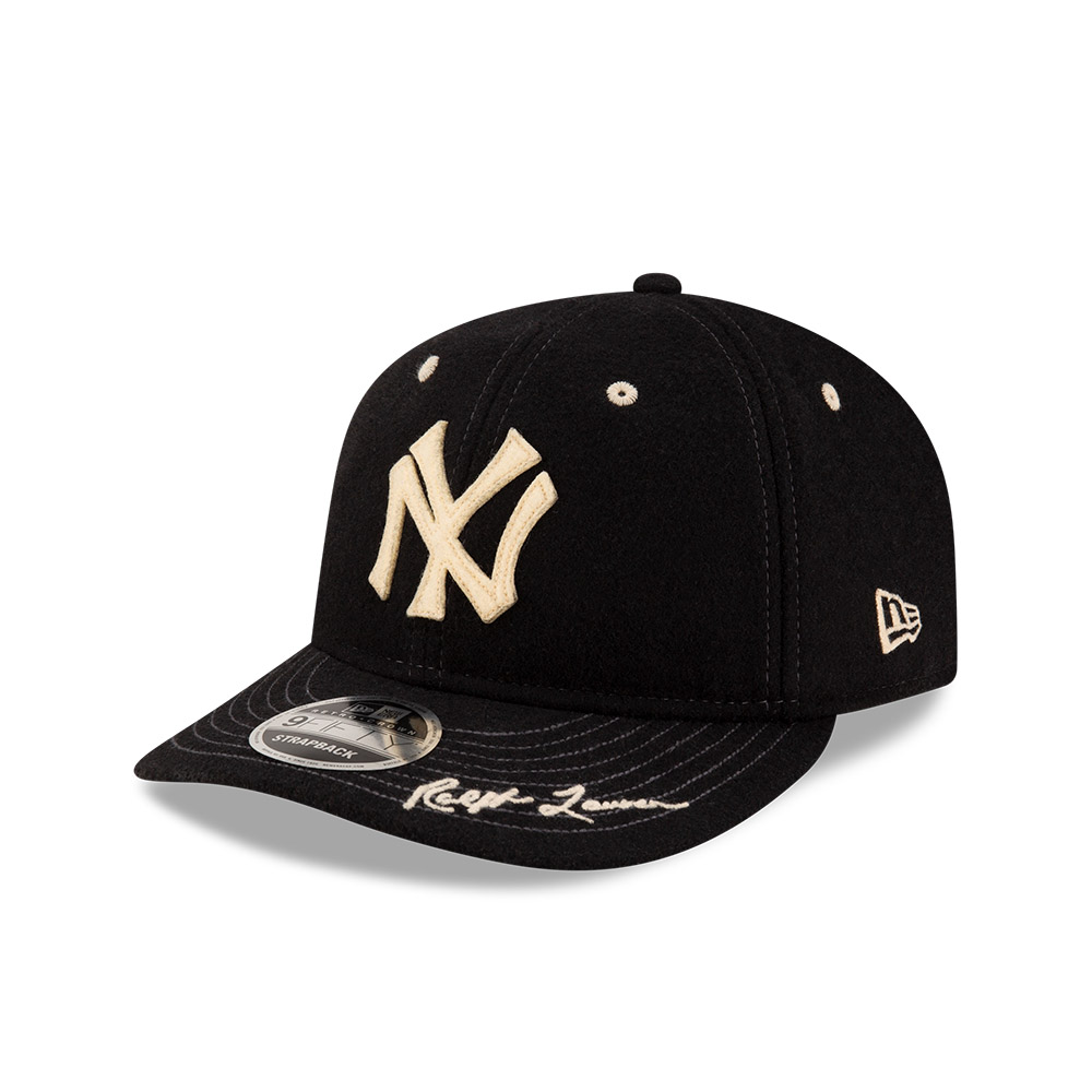 人気が高い 男女9FIFTY ERA NEW RC 紐約洋基黑 23035 RL Lauren Ralph 帽子
