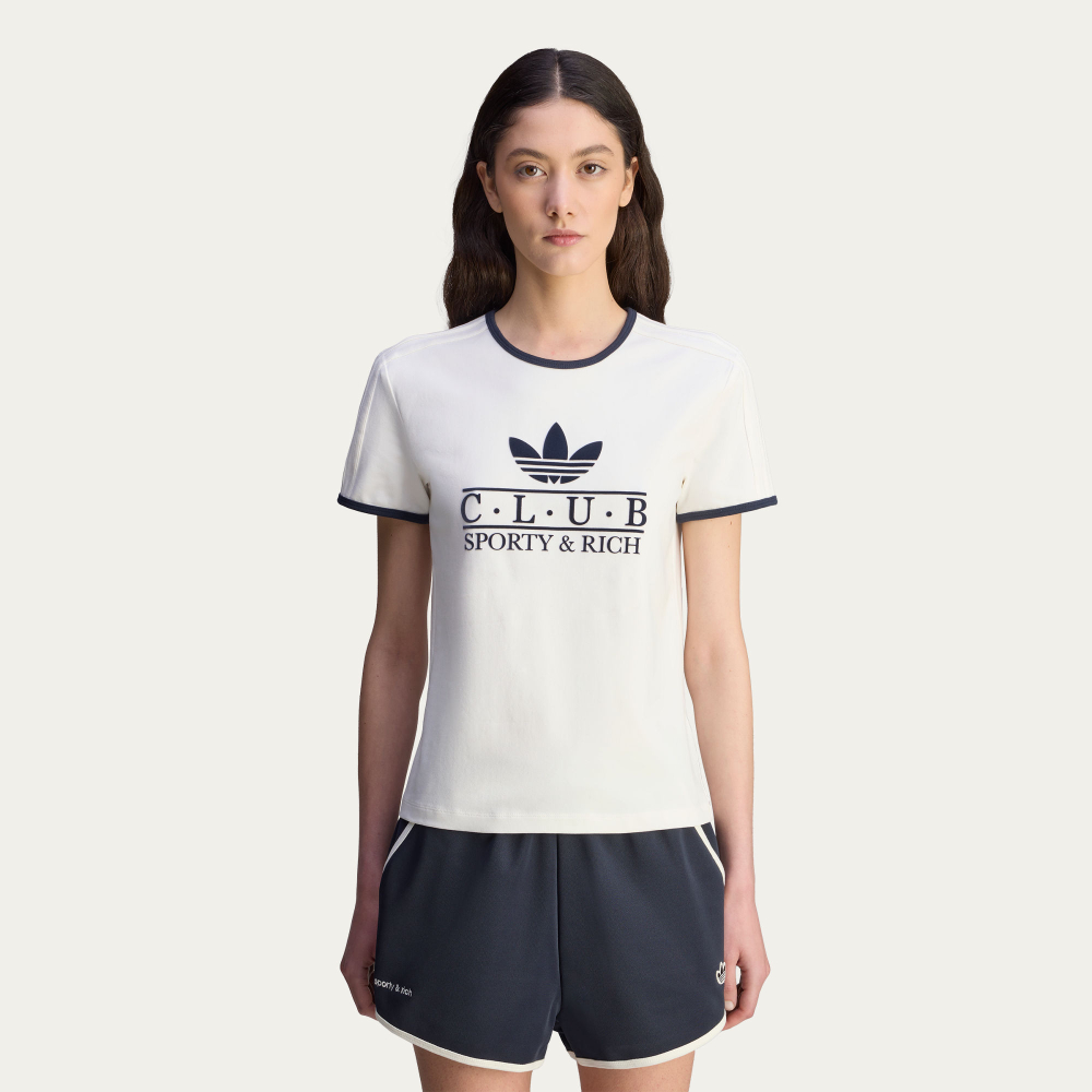 SPORTY & RICH 短袖上衣JL7199 | adidas台灣官方購物網站