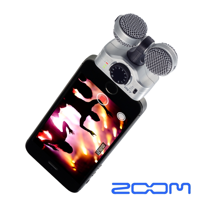 ZOOM iQ7 行動麥克風｜iOS裝置專用錄影/錄音都清晰｜MusicShop | 熱銷