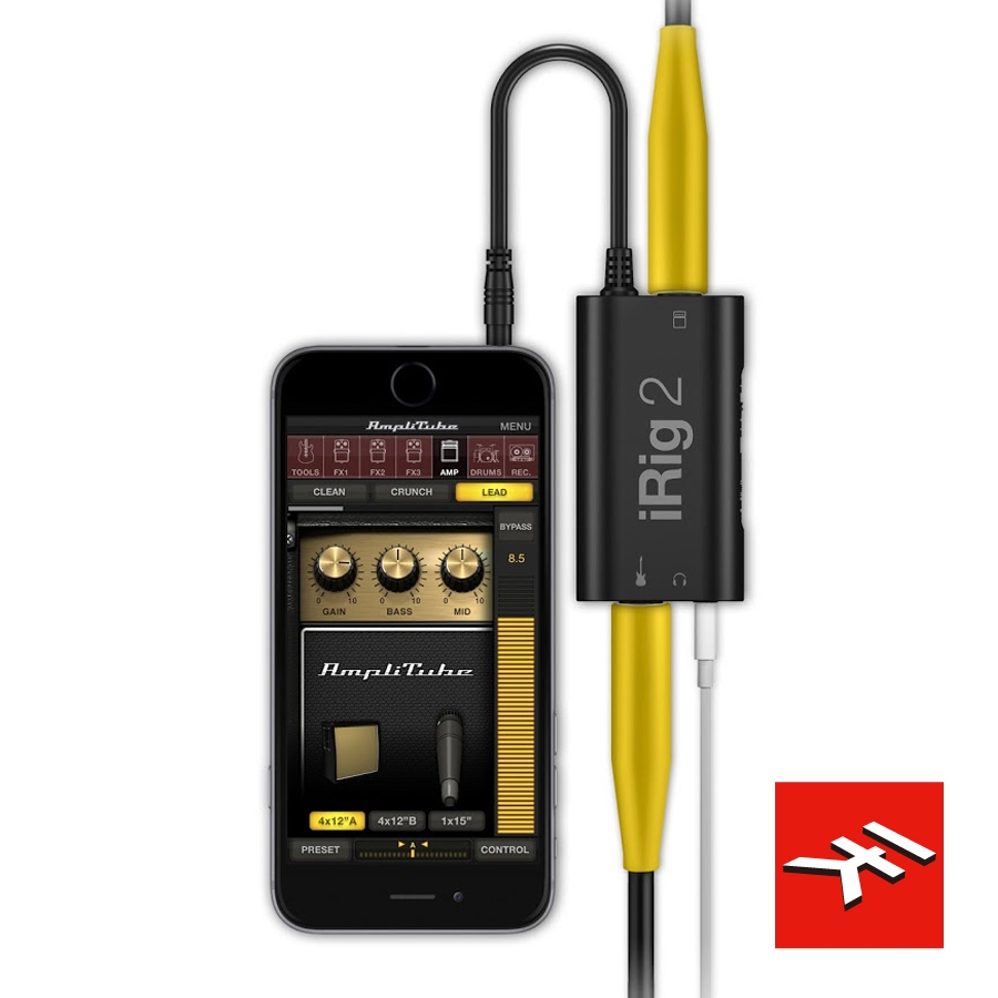 IK Multimedia iRig 2 吉他介面｜第二代進化版全平台通用｜MusicShop - MusicShop