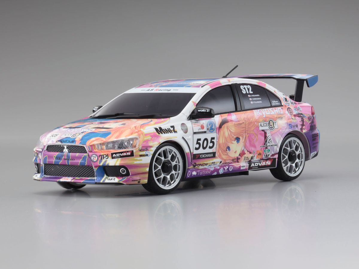 京商ミニッツオートスケールアリスモータース　ランサー EVO X MZP409A ASC MA-010 KYOSHO アリスモータース ランサー エボX MZP409A