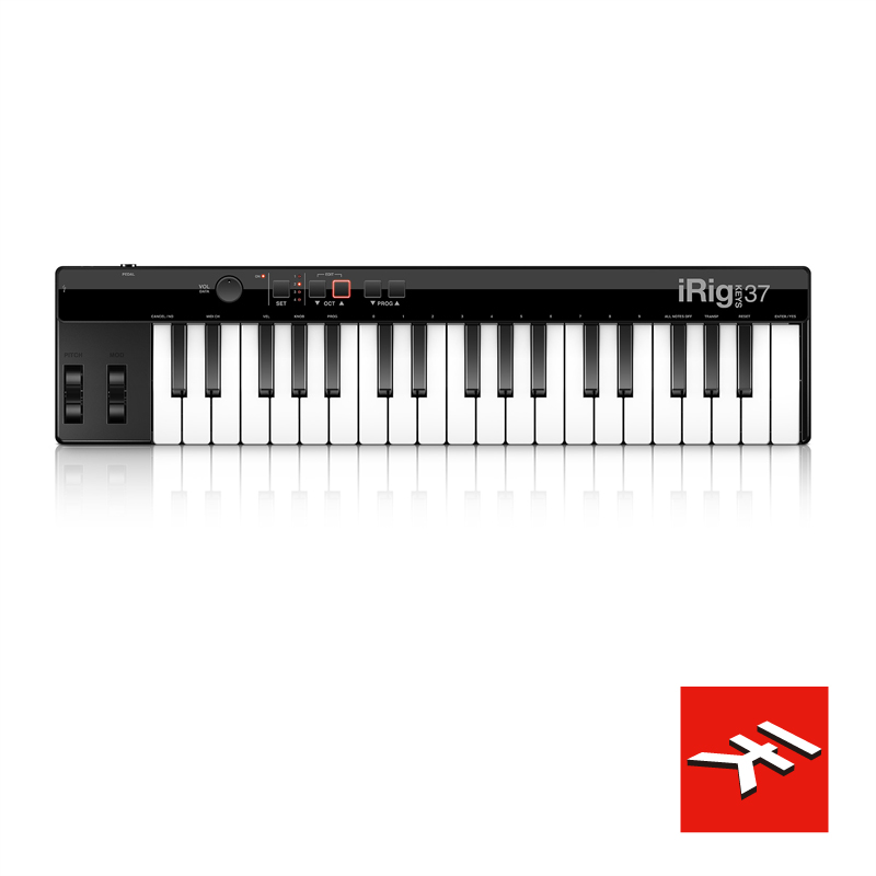 IK Multimedia iRig KEYS 37 MIDI鍵盤控制器｜迷你37鍵輕巧隨手攜