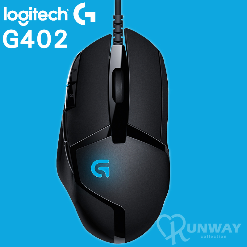 Logitech 羅技g402 電競滑鼠高速追蹤遊戲滑鼠hyperion Fury 高速點擊靈敏反應 Runway Collection