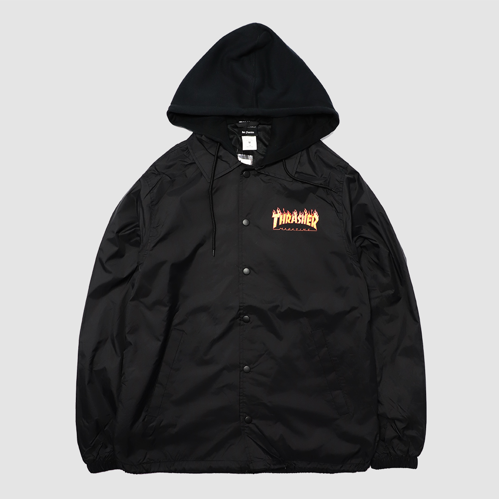 Thrasher hot sale black jacket