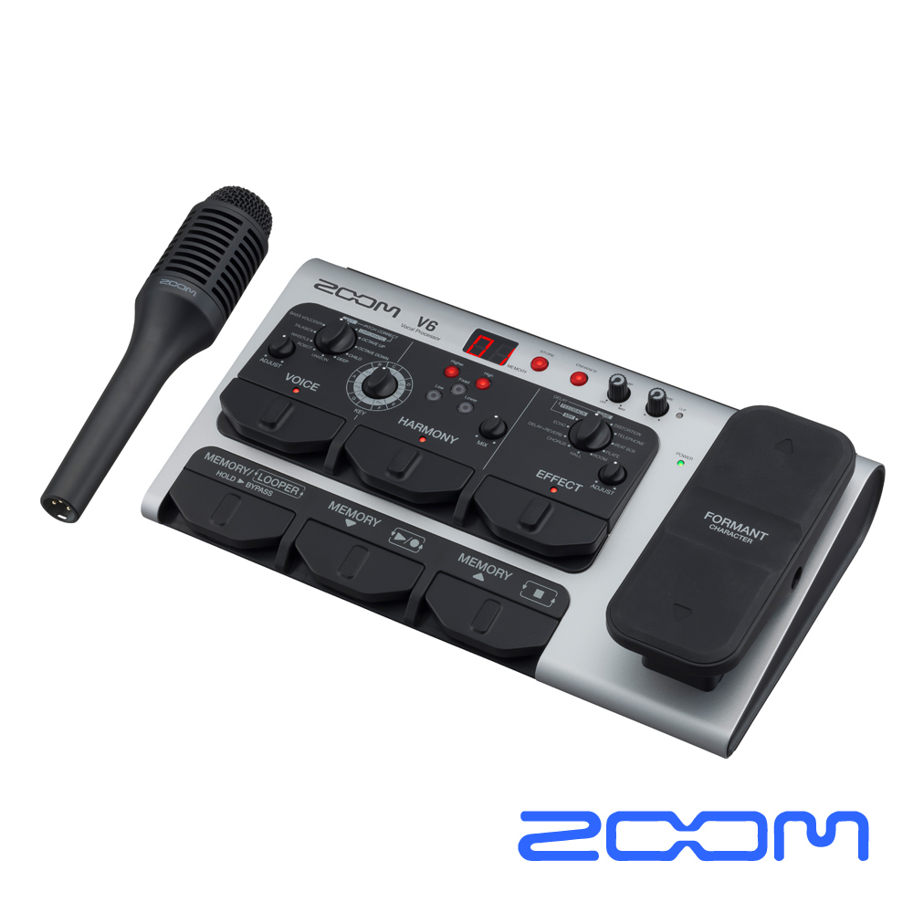 ZOOM V6 VOCAL 人聲效果器( 內附麥克風) │MusicShop | 熱銷推薦 
