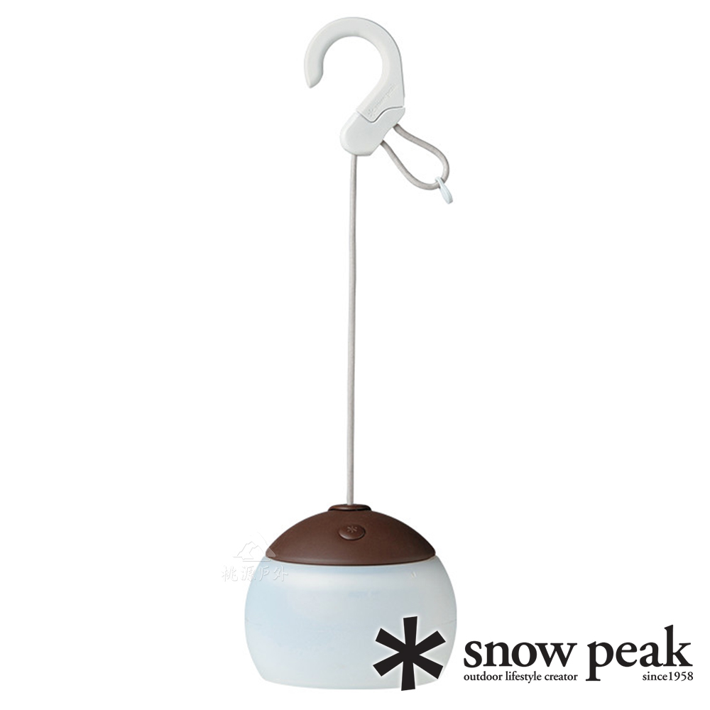 Snow Peak 日本 充電式燈籠花 棕色 Es 070br 桃源戶外登山露營旅遊用品店