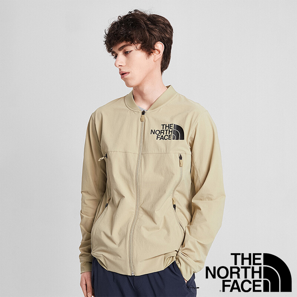 THE NORTH FACE 美國】男防風立領外套『米黃』NF0A4NCT 戶外登山時尚