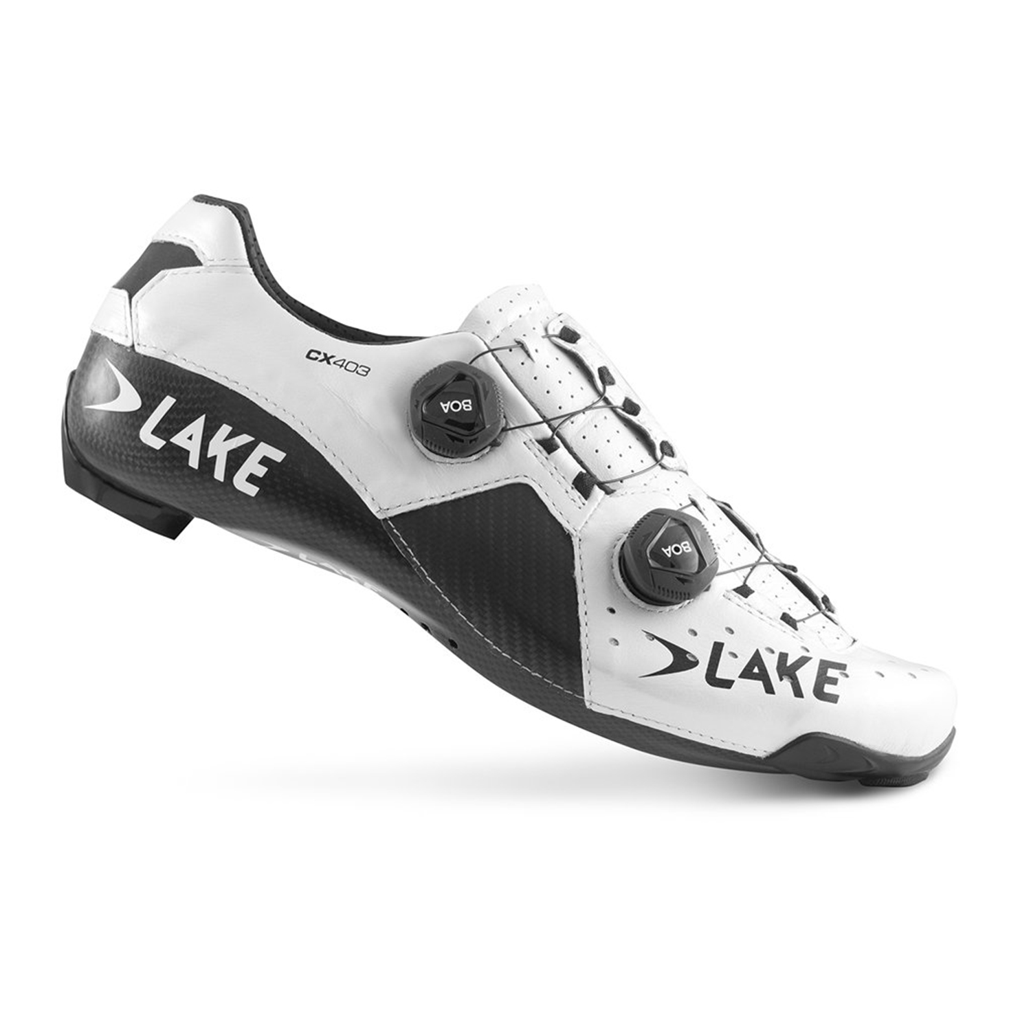 LAKE CX403系列頂級碳纖全熱塑公路卡鞋- 白色| 熱銷推薦| SIMNA BIKE