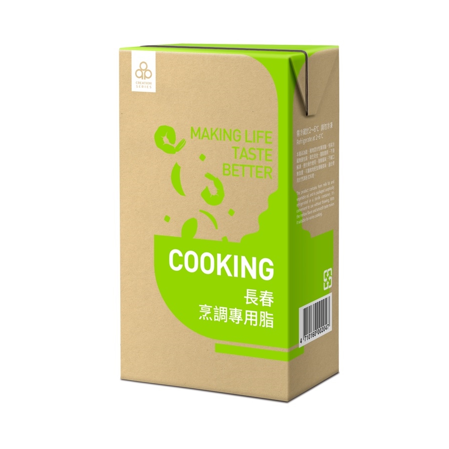 全國食材廣場-綠長春烹調專用脂／混合性鮮奶油1L （不可打發） 