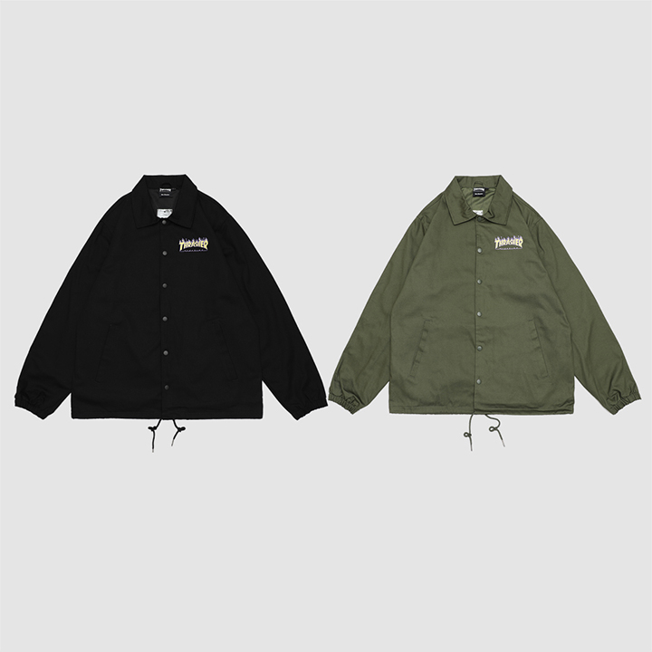 Thrasher new oath sale coach jacket