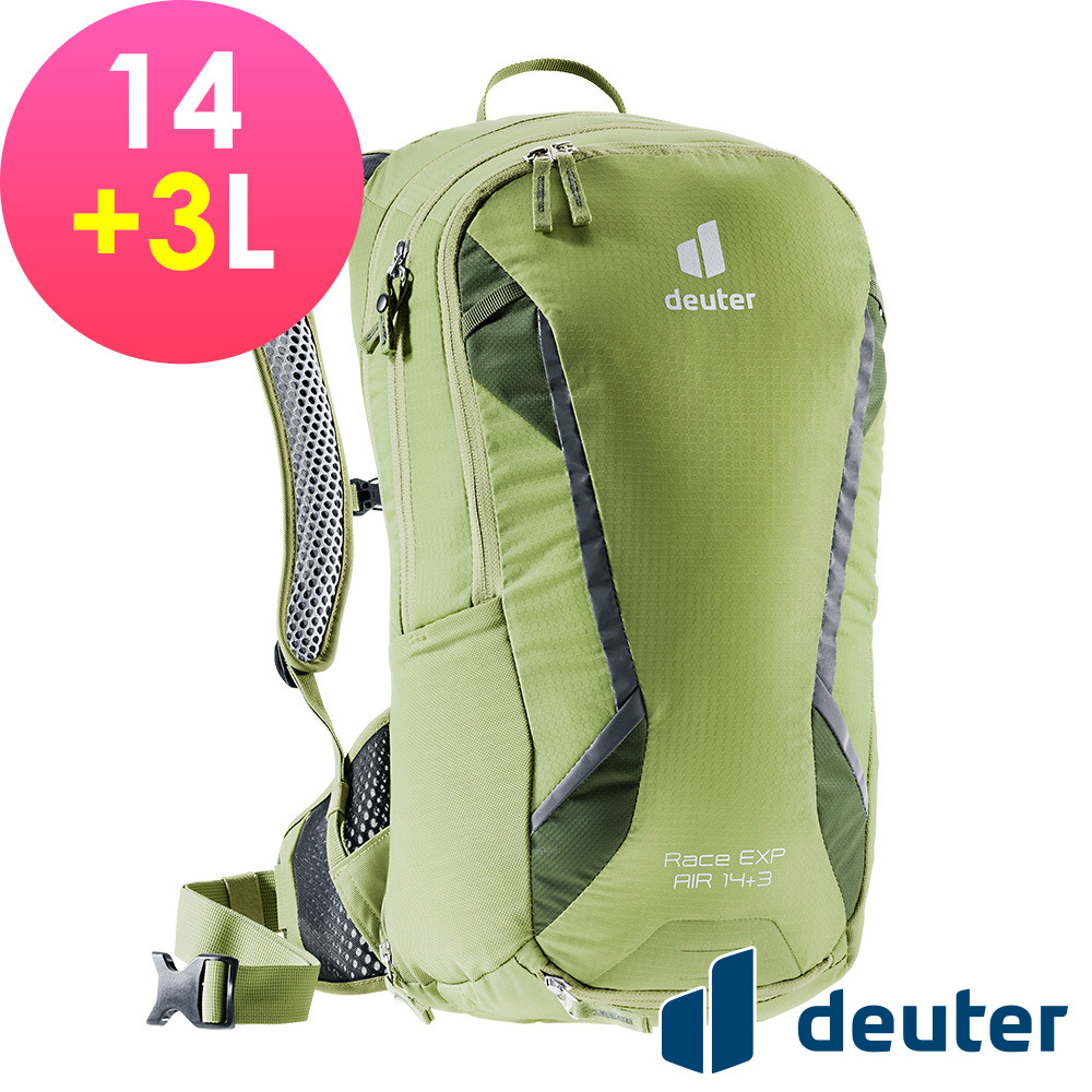 【deuter 德國】RACE EXP Air自行車包14+3L(3204421開心果綠/休閒背包/旅遊背包) NT$3,850