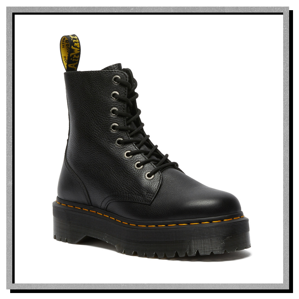 DR. MARTENS 馬汀大夫厚底8孔馬汀靴JADON III PISA BLACK | 熱