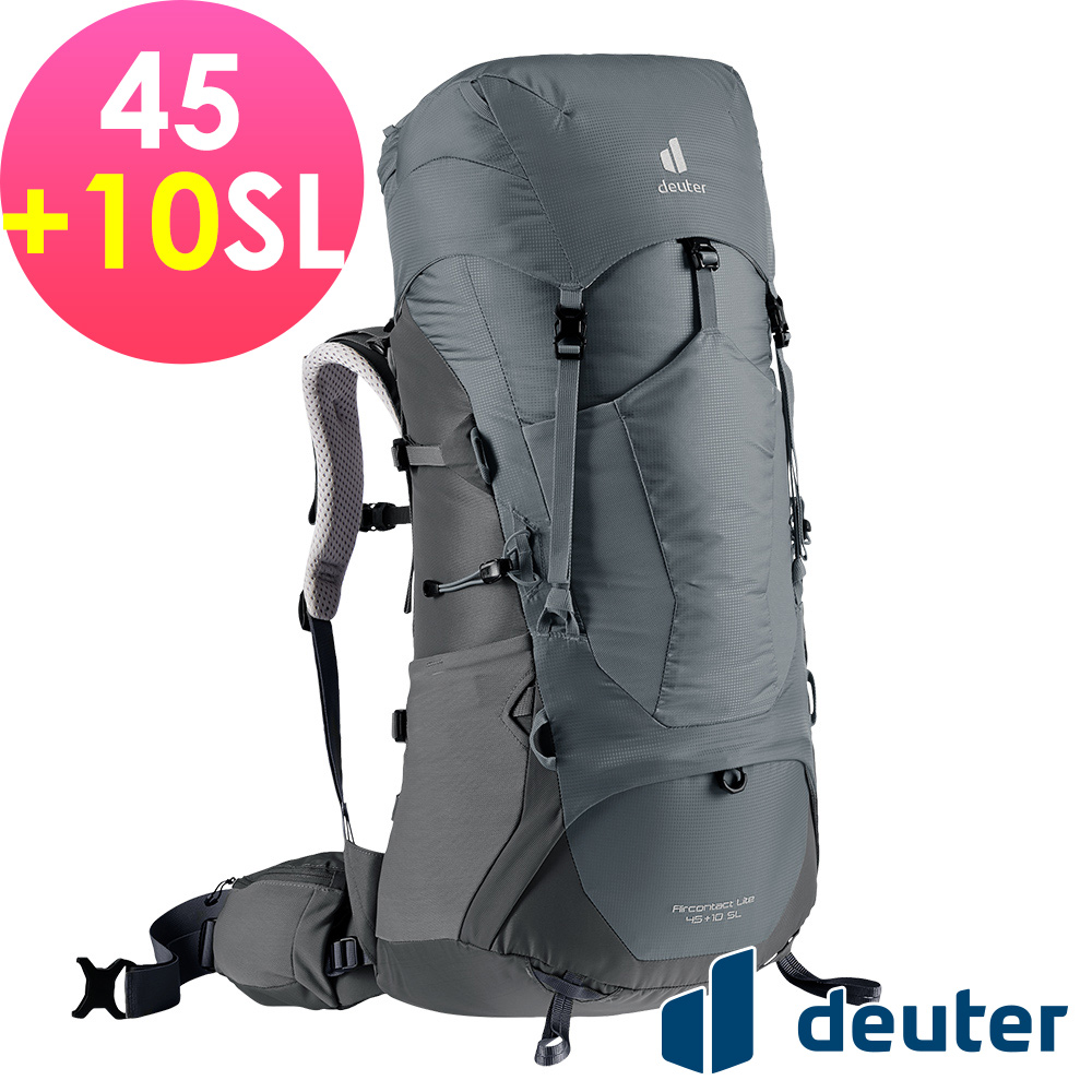 deuter 德國】AIRCONTACT LITE拔熱式透氣背包/登山背包/女性窄肩款45+