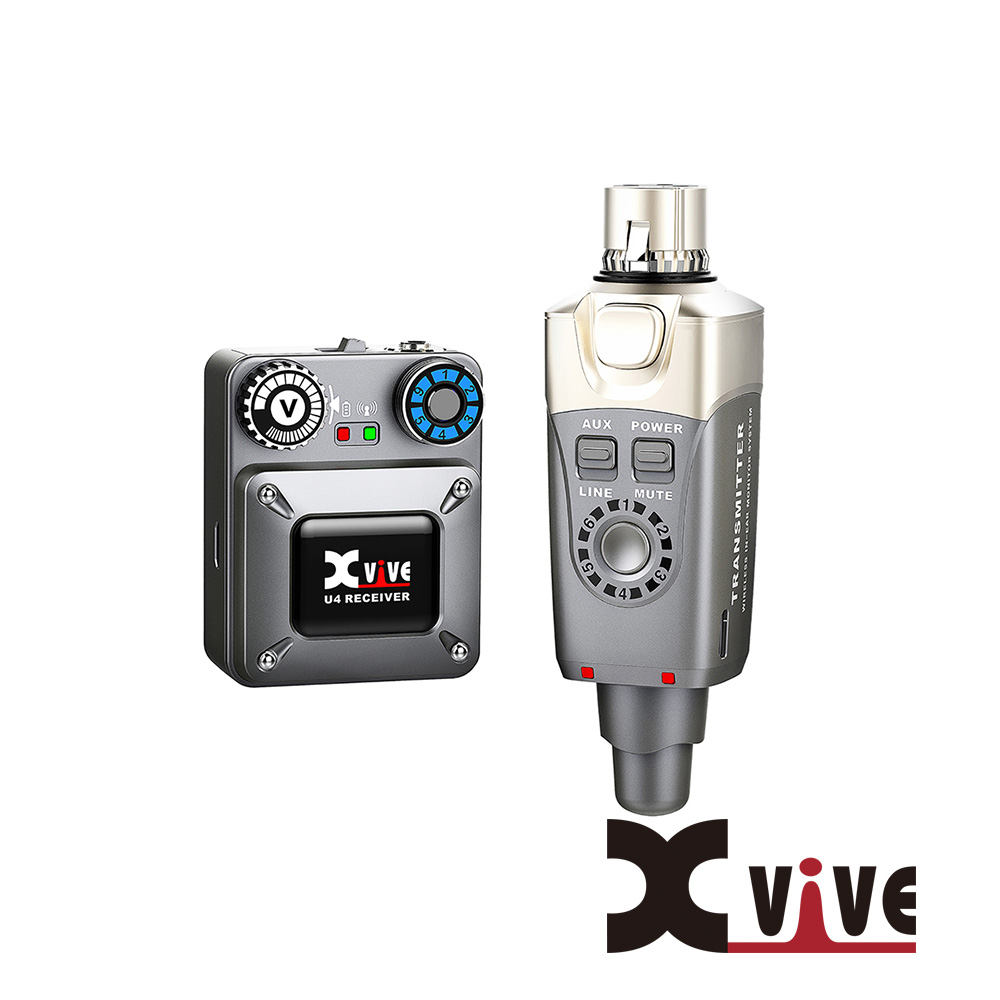 Xvive U4 In-Ear Monitor Wireless System 無線入耳式監聽發射接收器