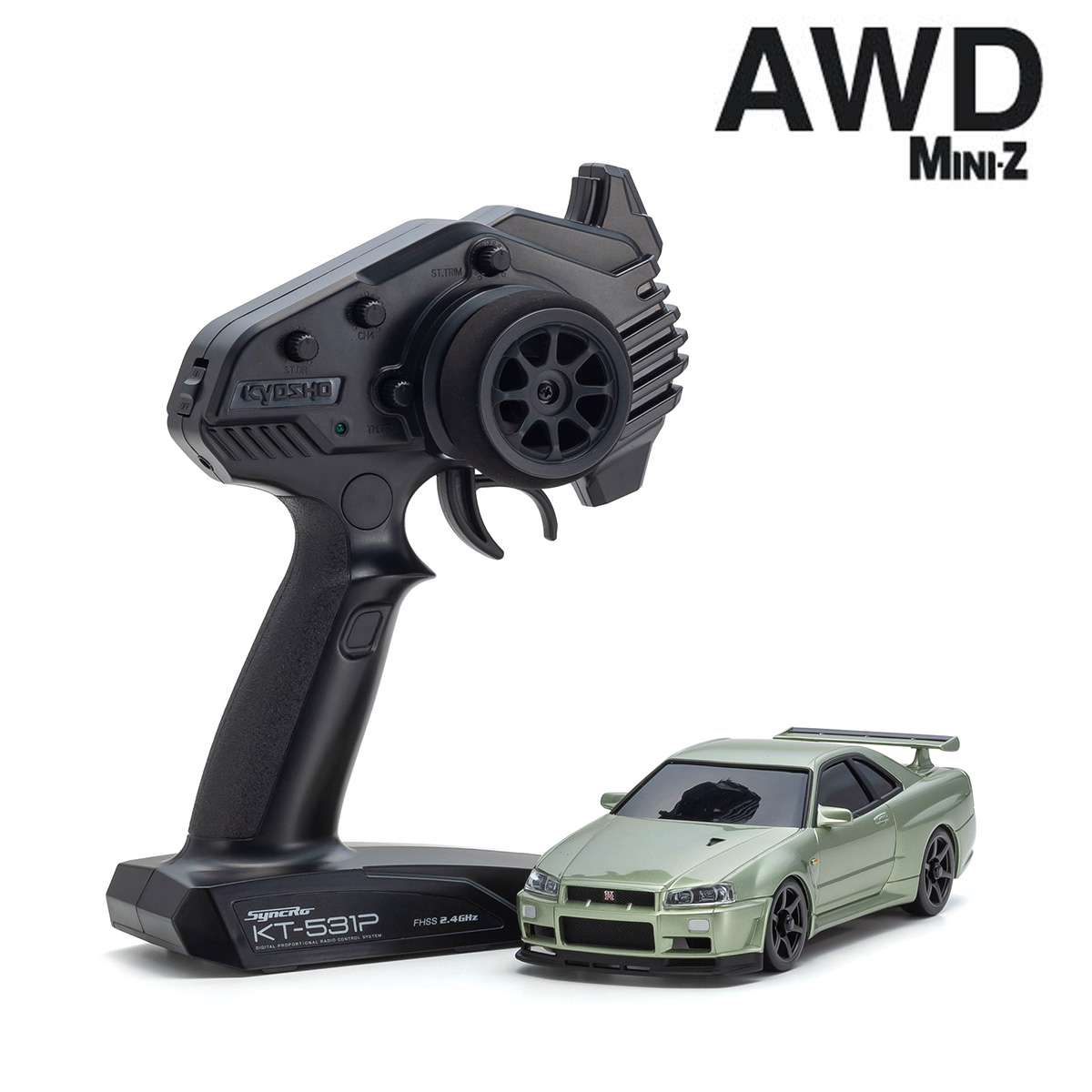 SJHOBBY｜32624MJ MINI-Z AWD NISSAN SKYLINE GT-R R34 V.spec Ⅱ Nur