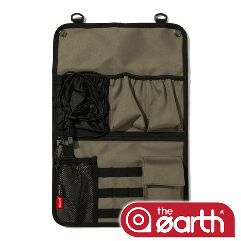 THE EARTH】CORDURA 多功能椅側置物袋『軍綠』TECPDA3 休閒椅大川椅巨