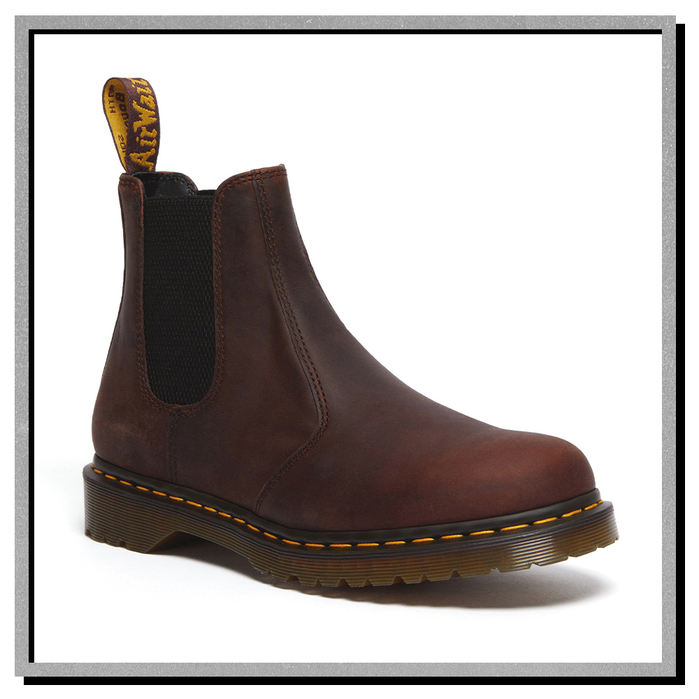 DR. MARTENS 馬汀大夫中筒靴2976 CHELSEA BOOT WAXED FULL GRAIN