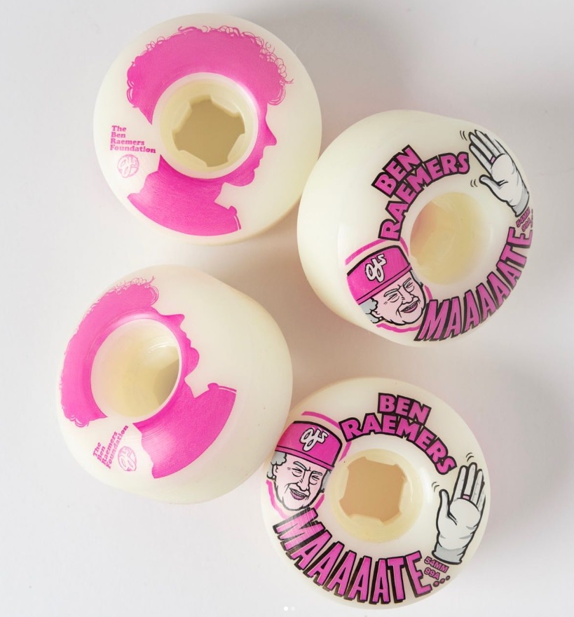 【OJ WHEELS】硬輪偏軟 選手款 RAEMERS EZ EDGE 99A 54MM 白 熱銷推薦 9CE