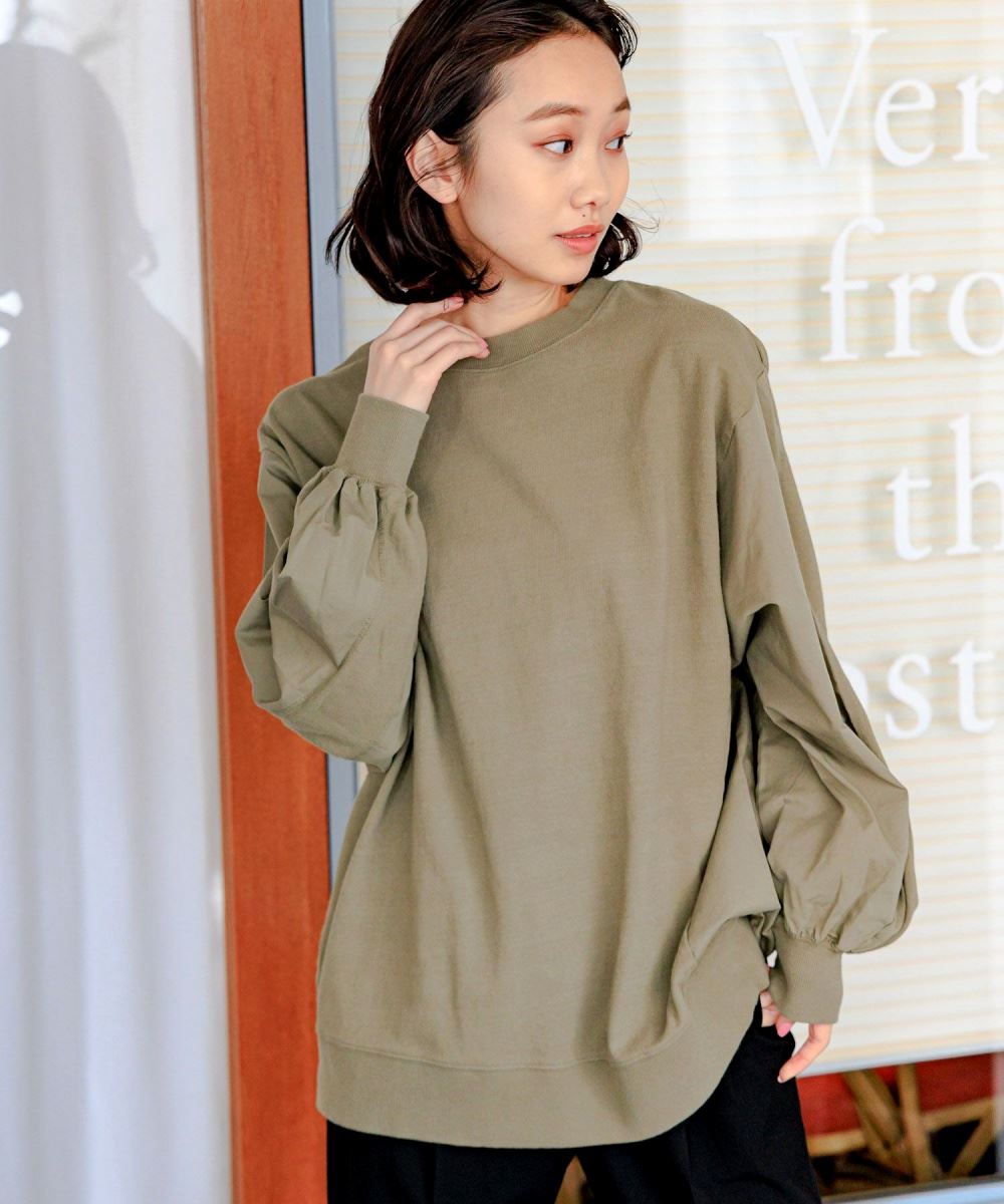 CLANE｜THERMAL VOLUME SLEEVE TOPS 【超ポイントバック祭】 3120円