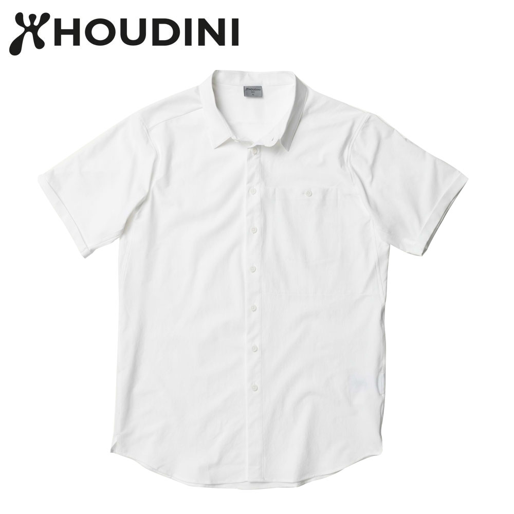 瑞典【Houdini】M's shortsleeve Shirt 男款短袖排汗上衣雪粉白267594