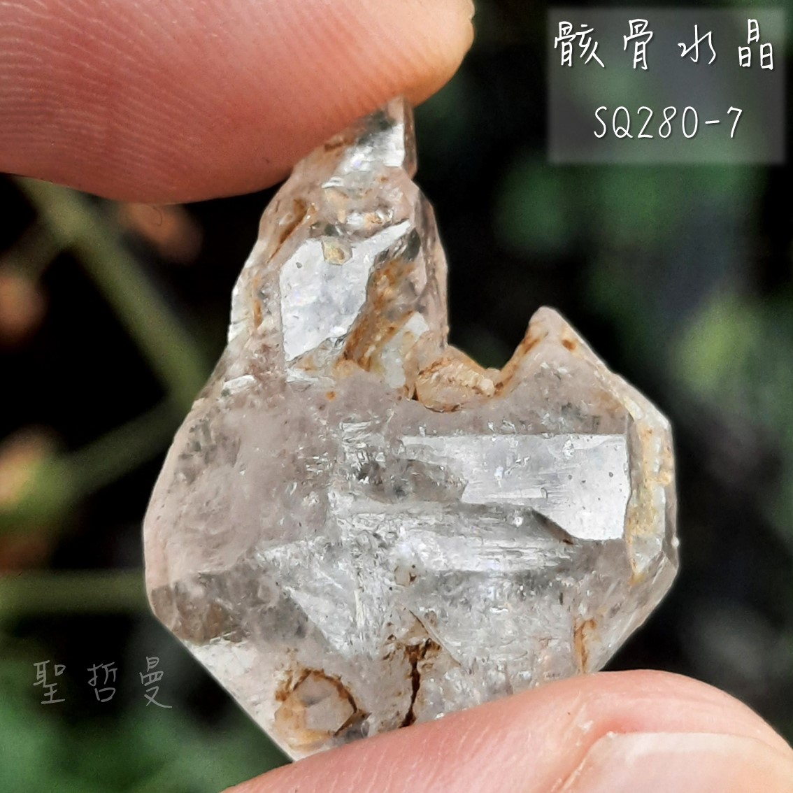 骸骨水晶SQ280-7 (Skeletal Quartz) 骨架水晶~增進行動力,加速 骸骨水晶SQ280-7 (Skeletal Quartz) 骨架水晶~增進行動力,加速