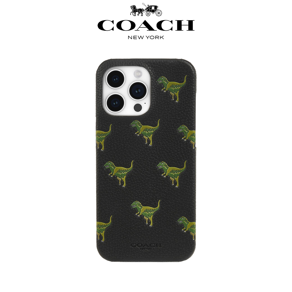 COACH】iPhone 15 Pro 精品真皮手機殼小恐龍| 熱銷推薦| 康是美網購eShop