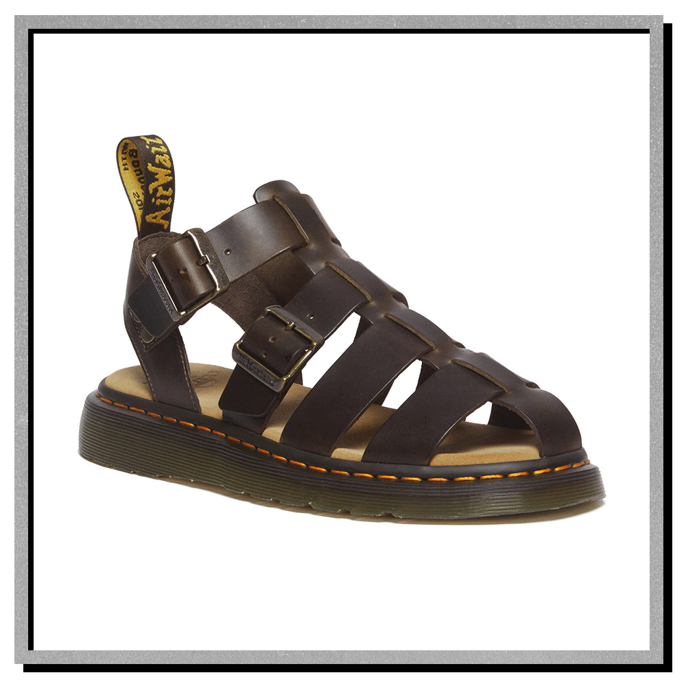 DR. MARTENS 馬汀大夫涼鞋GARIN BRANDO BRACKEN BROWN | 熱銷