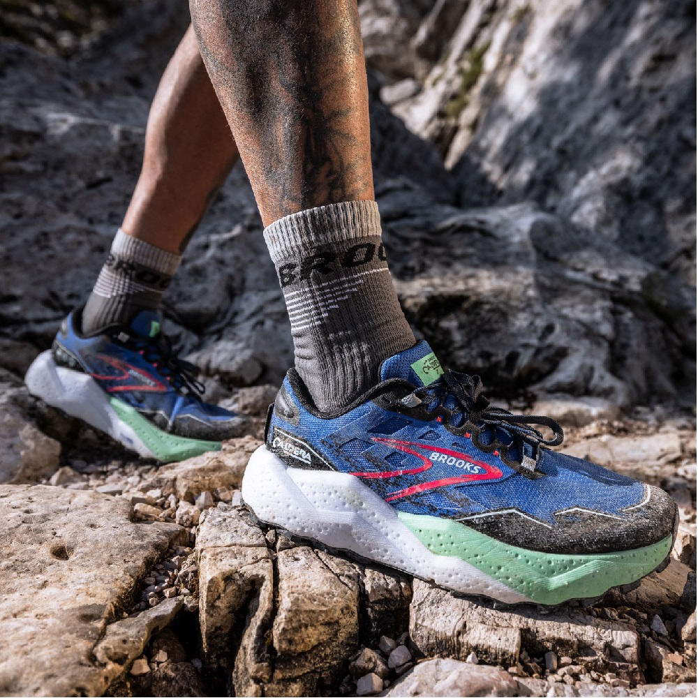 ファッション人気ブランドランキング BROOKS】男越野系列Caldera 7 火山口系列7代(1104151D476) | 熱 トップス