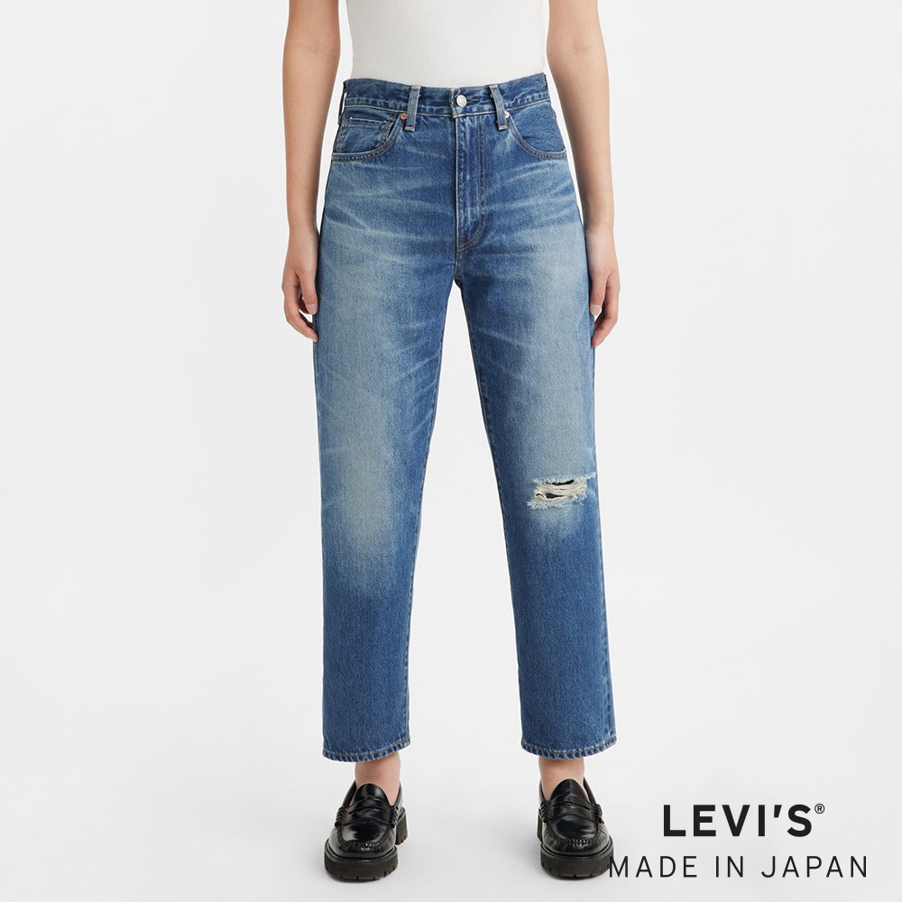 Levis MADE IN JAPAN 頂級日本制女款COLUMN直筒牛仔褲/ 及踝款人氣新品