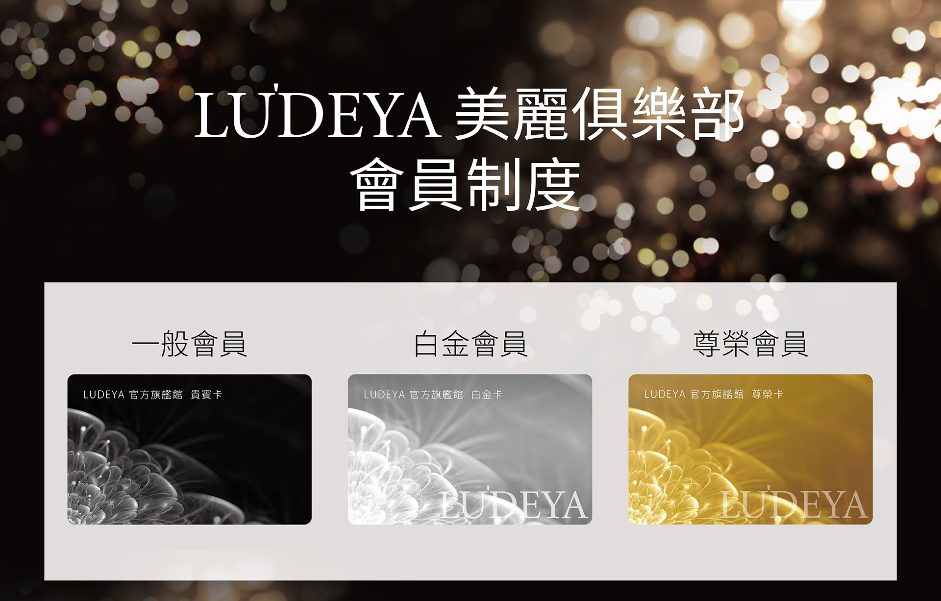 Ludeya 美麗俱樂部會員制度 Ludeya官方旗艦館 Ludeya官方旗艦館