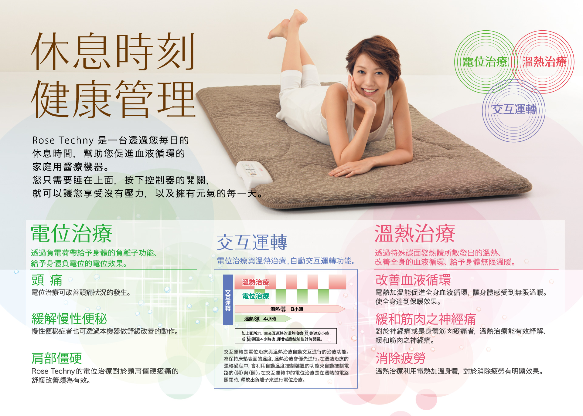 休息時刻 健康管理 溫熱醫療床墊 家適得homeget 居家舒眠官網 家適得homeget 居家舒眠官網