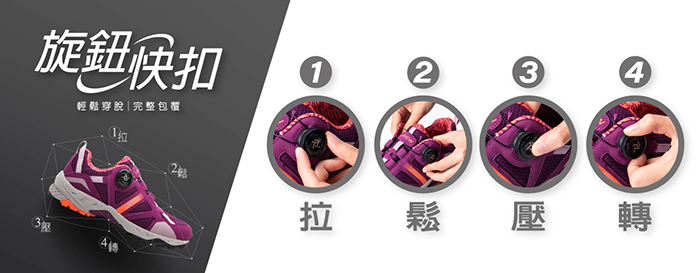 旋鈕扣輕鬆穿|完整包覆2124拉鬆 壓轉