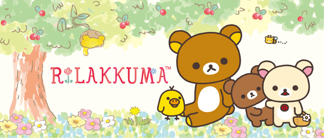 San X 拉拉熊蜂蜜森林小熊系列壓克力鑰匙扣 森林 3根棒棒糖