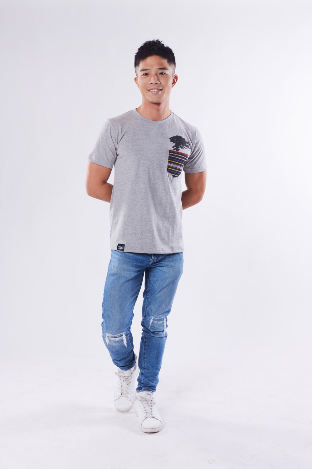 口袋森林經典中性款T(太魯閣灰) 口袋森林經典中性款T(太魯閣灰)