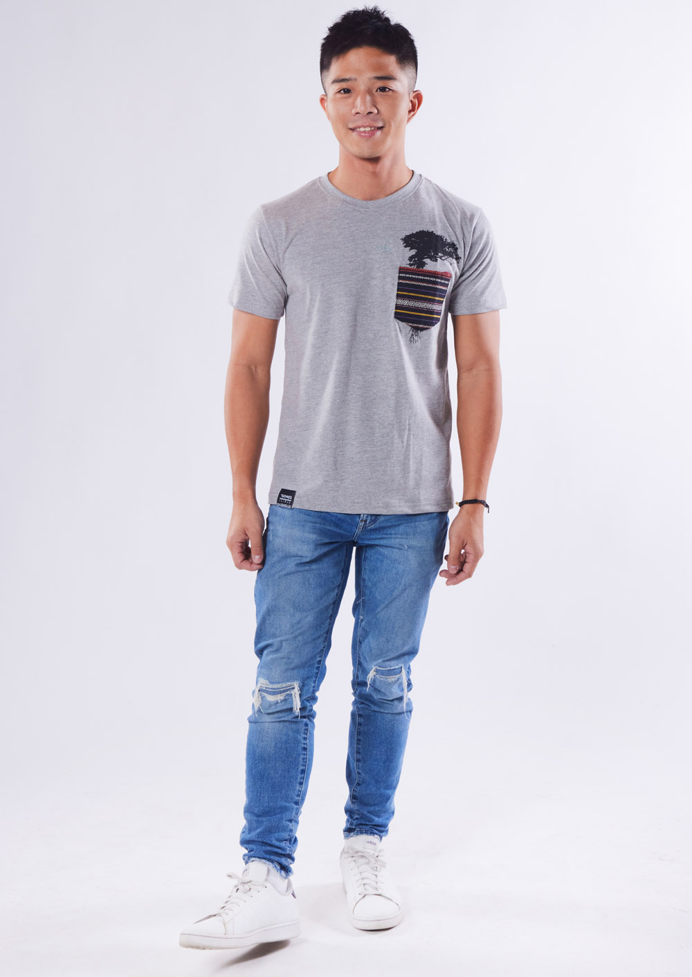 口袋森林經典中性款T(太魯閣灰) 口袋森林經典中性款T(太魯閣灰)