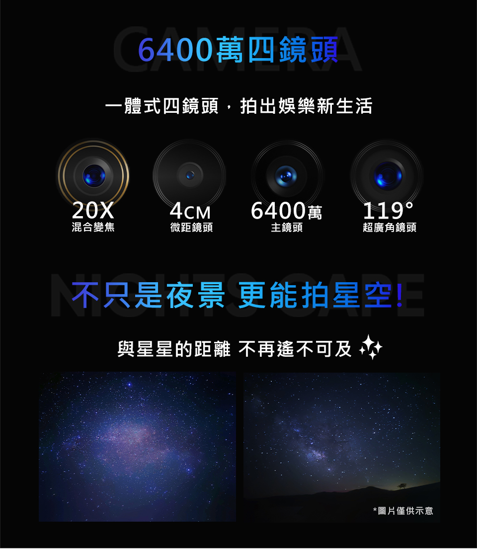 realme x3 星空模式 夜景 夜拍 6400萬畫素 20X混合變焦 4cm微距鏡頭 119度超廣角 realme x3 星空模式 夜景 夜拍 6400萬畫素 20X混合變焦 4cm微距鏡頭 119度超廣角
