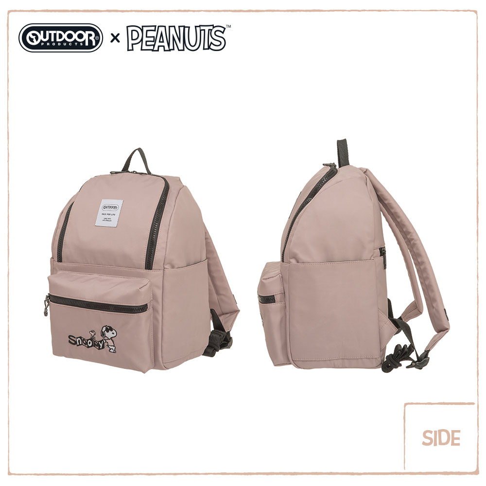 【OUTDOOR】SNOOPY聯名款Lady系列後背包-大-藕紫色 ODP20C01LR