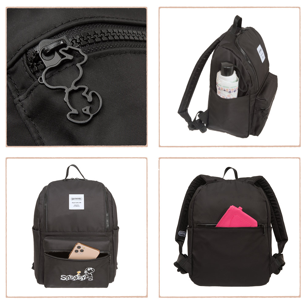 【OUTDOOR】SNOOPY聯名款Lady系列後背包-大-藕紫色 ODP20C01LR
