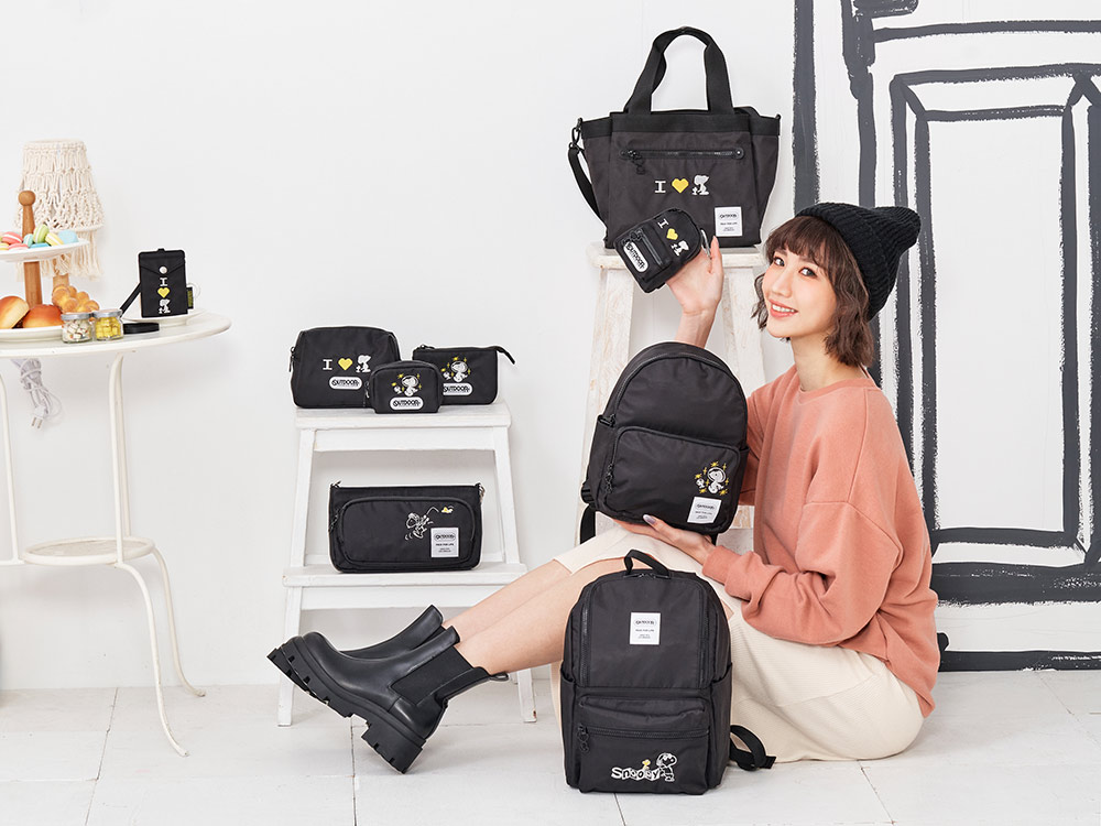 【OUTDOOR】SNOOPY聯名款Lady系列後背包-大-藕紫色 ODP20C01LR