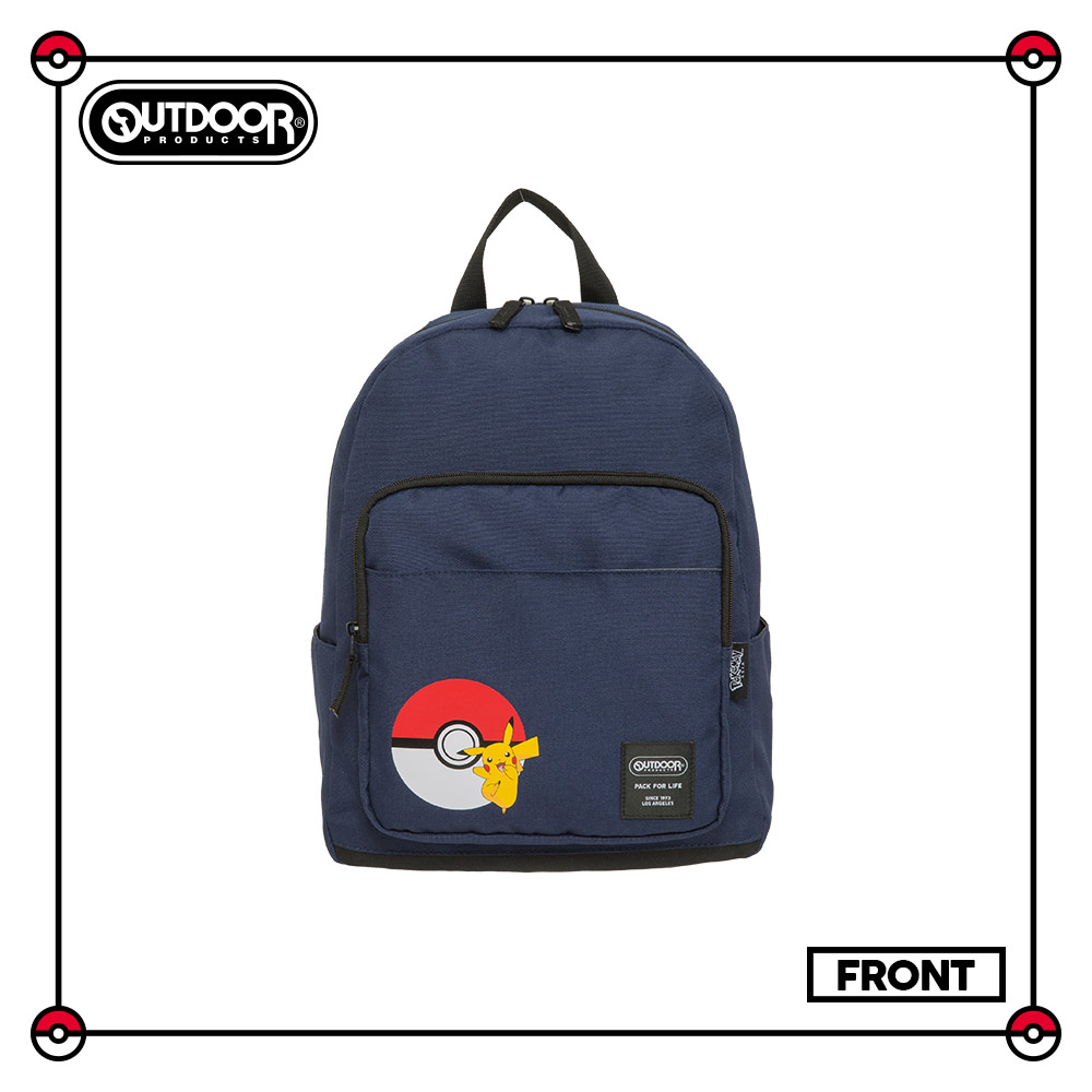 【OUTDOOR】寶可夢Pokemon-後背包-皮卡丘-深藍色 ODGO20D01BL