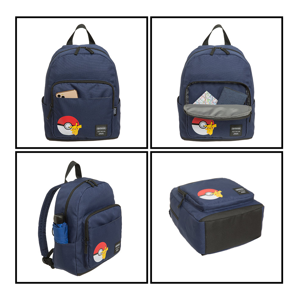 【OUTDOOR】寶可夢Pokemon-後背包-皮卡丘-深藍色 ODGO20D01BL