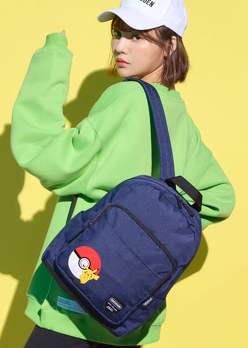 【OUTDOOR】寶可夢Pokemon-後背包-皮卡丘-深藍色 ODGO20D01BL