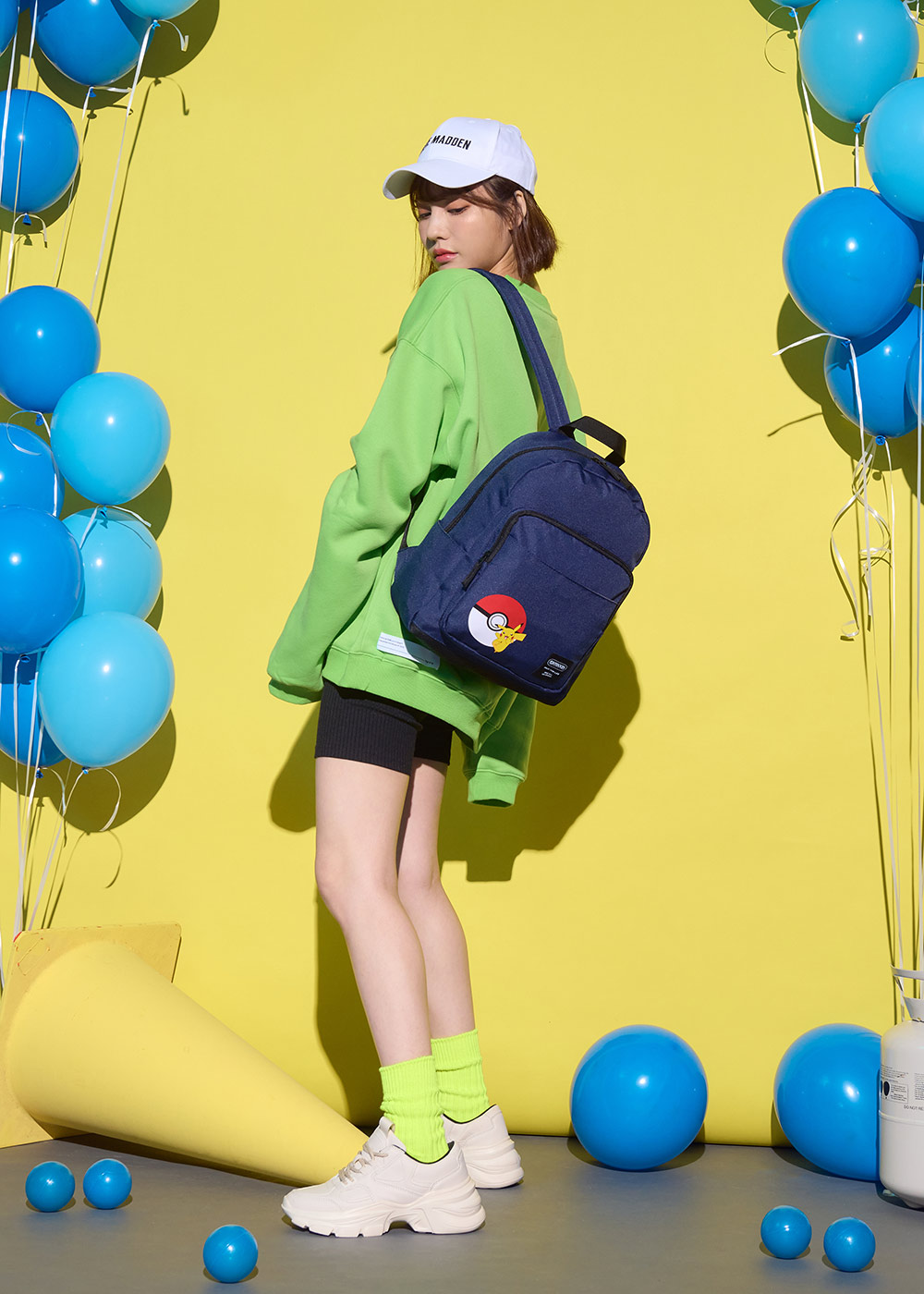 【OUTDOOR】寶可夢Pokemon-後背包-皮卡丘-深藍色 ODGO20D01BL