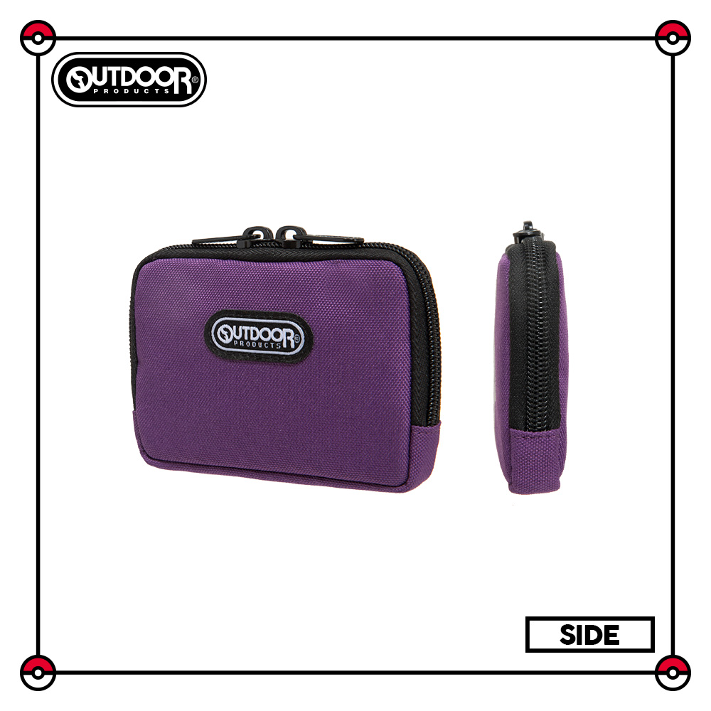 【OUTDOOR】寶可夢Pokemon-夜光耿鬼零錢包-紫色 ODGO21A07PL