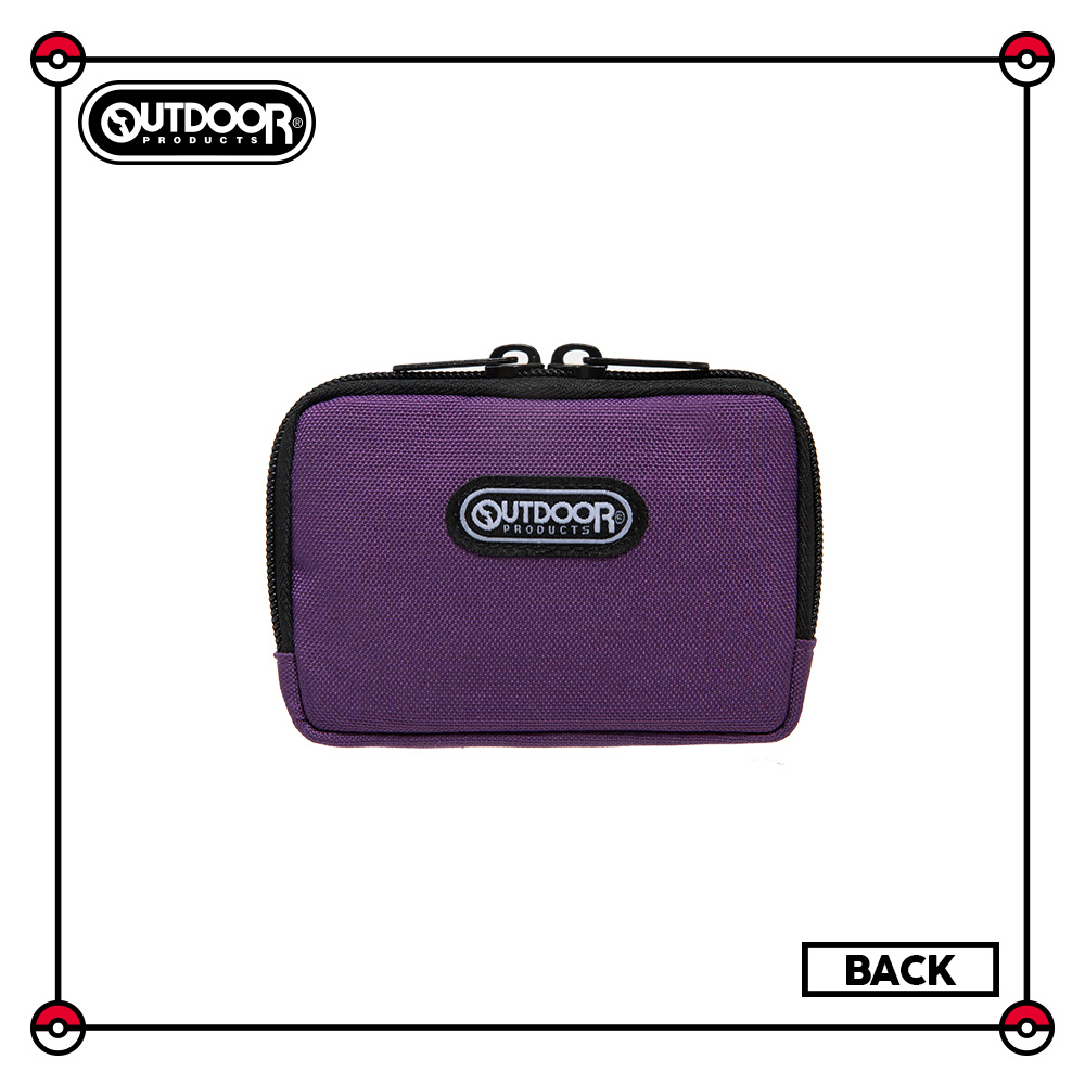 【OUTDOOR】寶可夢Pokemon-夜光耿鬼零錢包-紫色 ODGO21A07PL