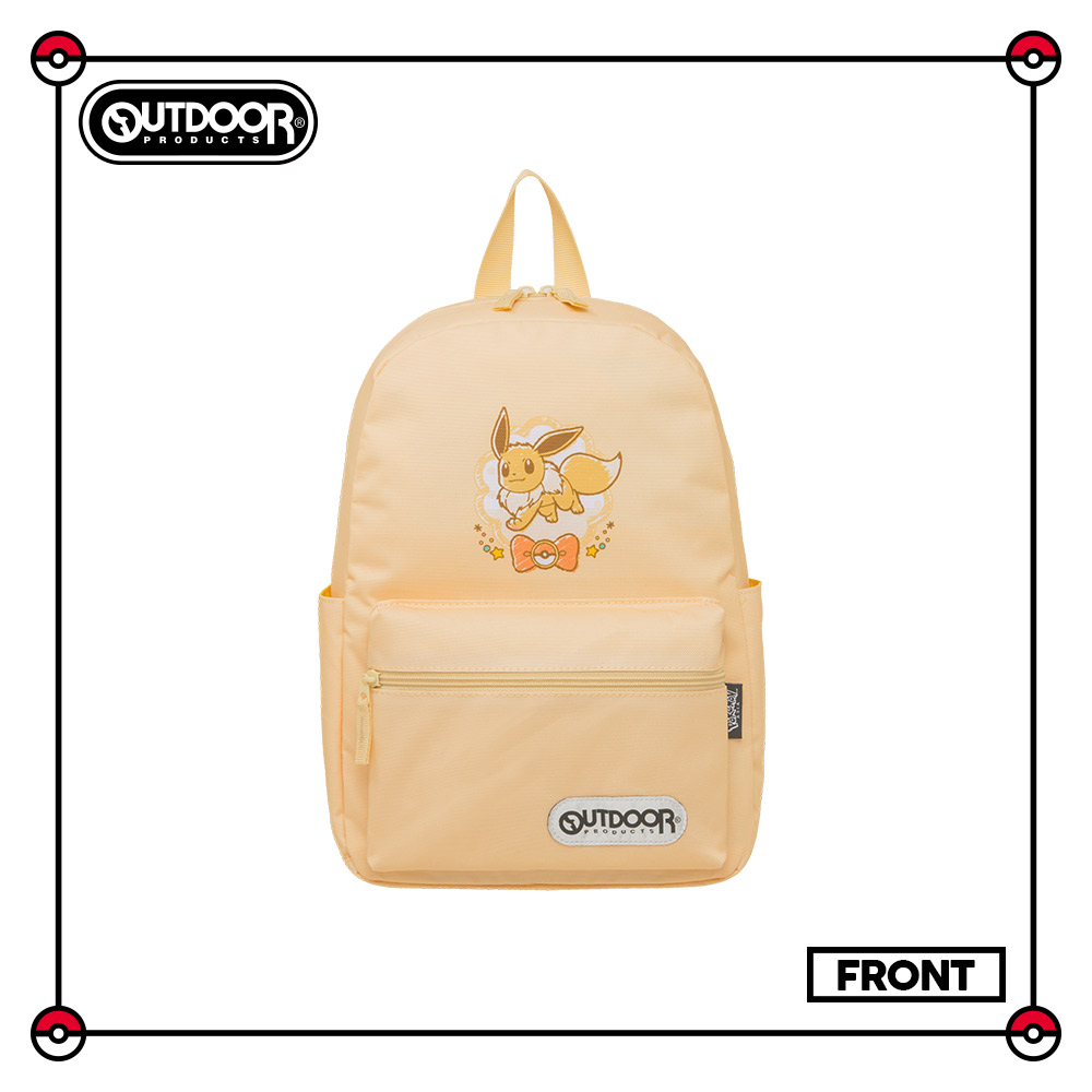 【OUTDOOR】寶可夢Pokemon-手繪風伊布後背包-奶茶色 ODGO21B01BE