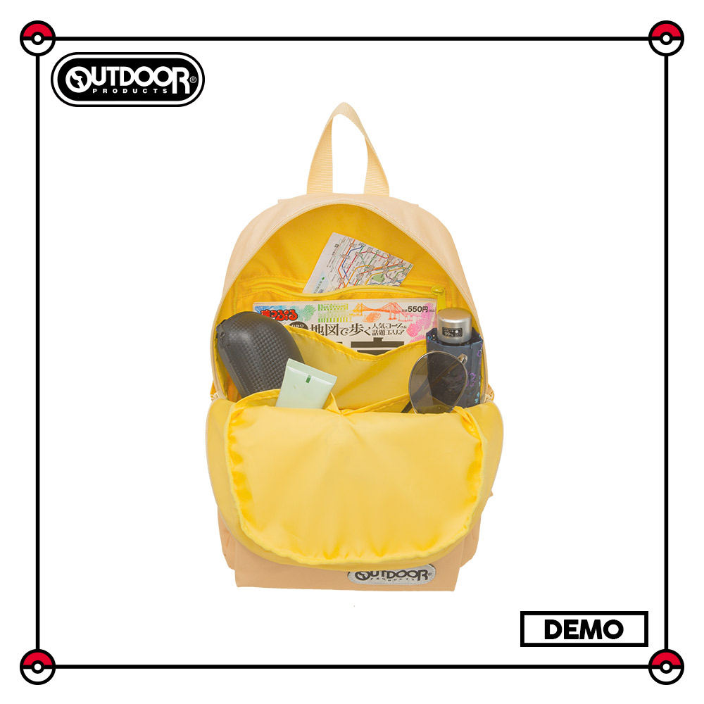 【OUTDOOR】寶可夢Pokemon-手繪風伊布後背包-奶茶色 ODGO21B01BE