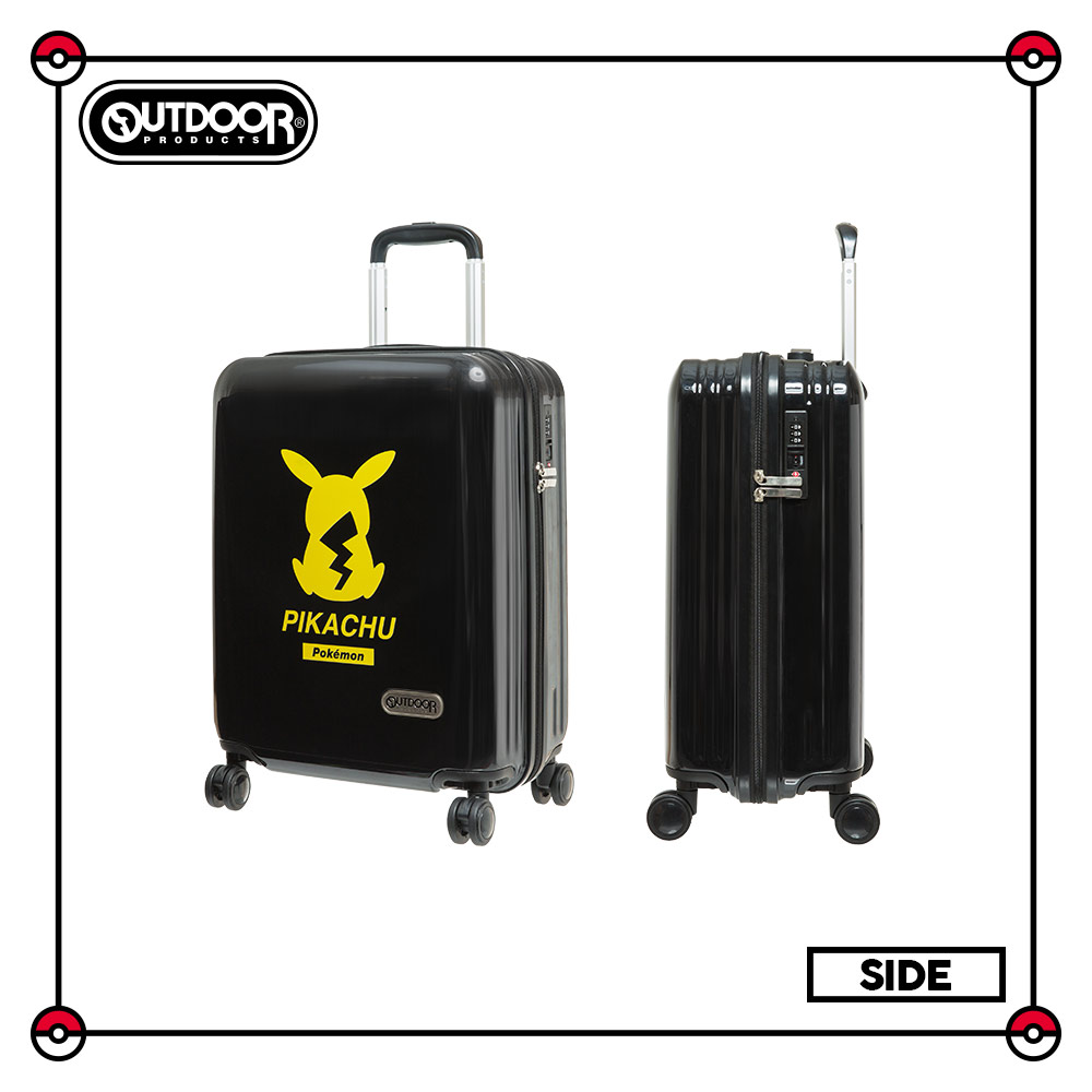 【OUTDOOR】寶可夢Pokemon-潮黑皮卡丘20吋行李箱-黑色 ODGO20B19BK